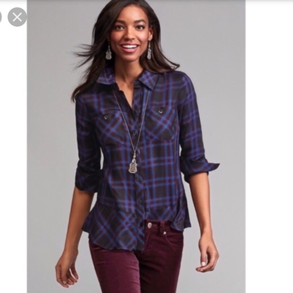 Cabi Check Shirt Plaid #3431 Fall 2017